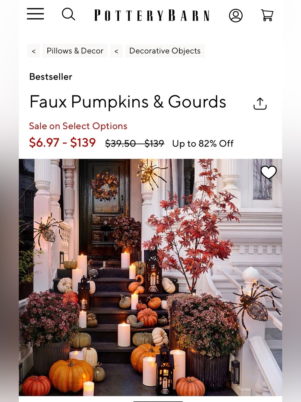 Fall Faux LARGE GREEN Pumpkin - Picture 7 of 14